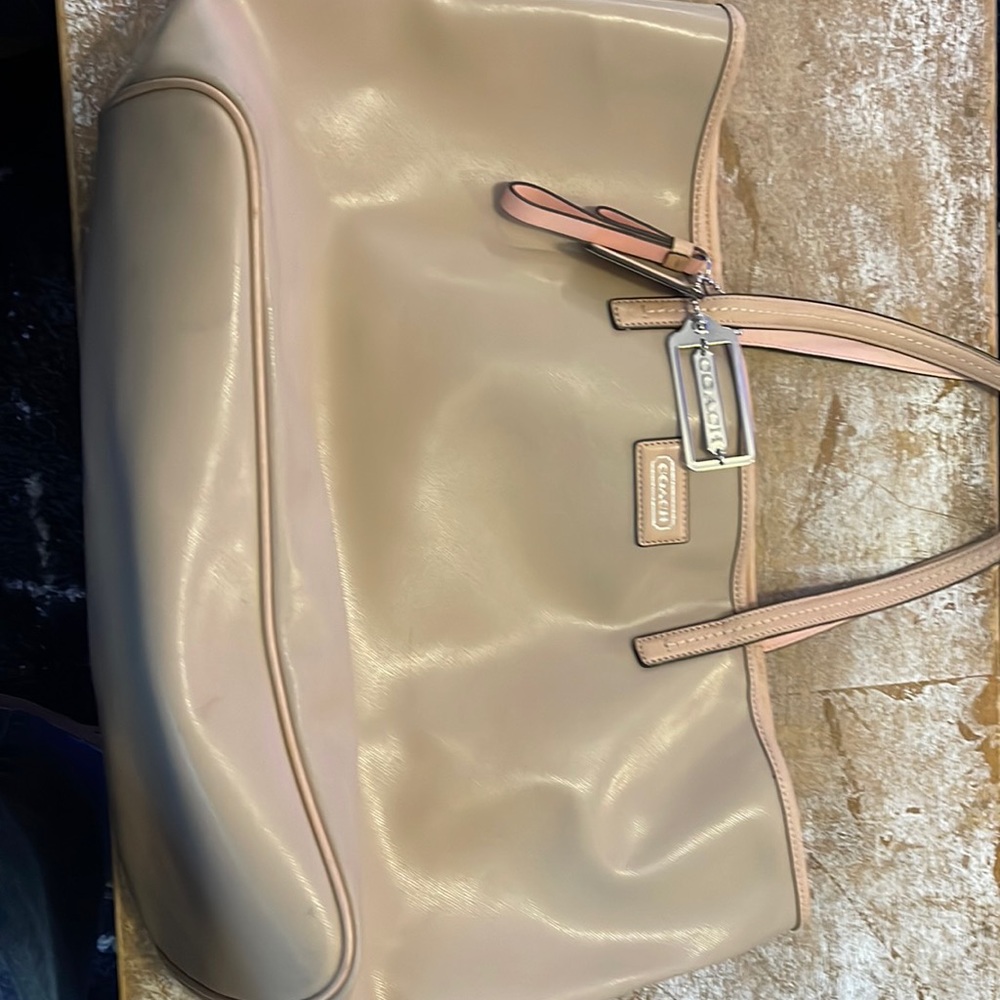Coach large shoulder bag